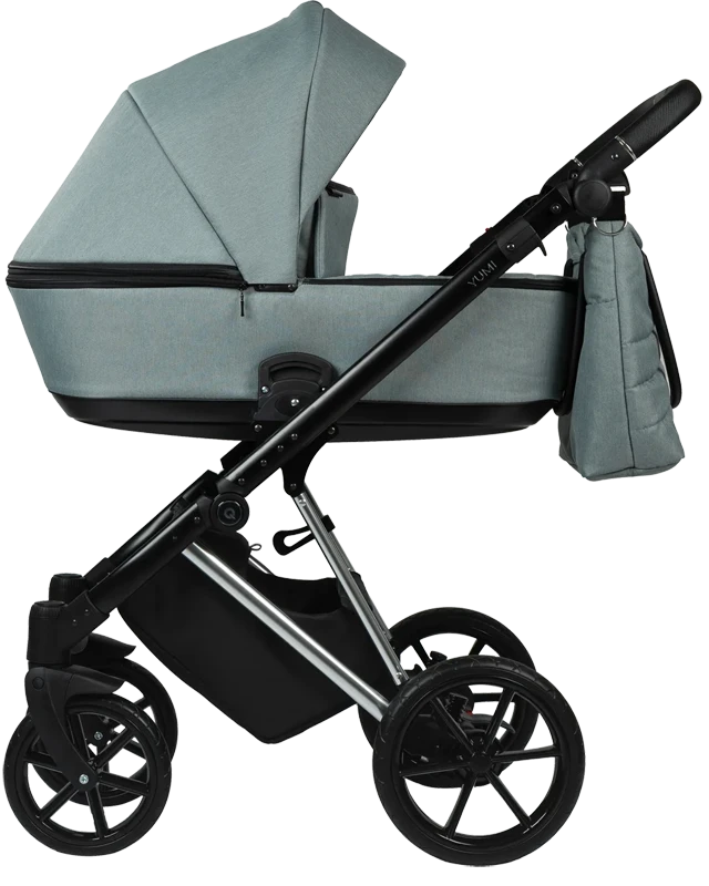 Детская коляска 2 в 1 Quali Yumi Silver YS03